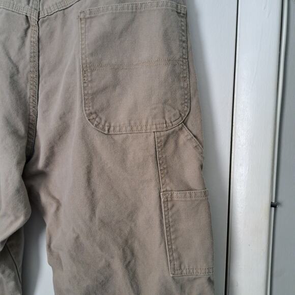 Rustler Men's Work Pants Light Tan Size 38x32 - Picture 4 of 8